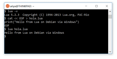 Debian install from windows